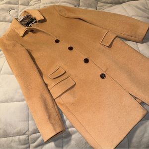 express tan wool-blend water resistant.